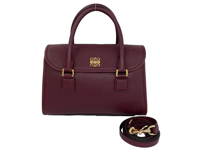 Loewe Anagram Logo Hardware Leather Mini Tote Bag