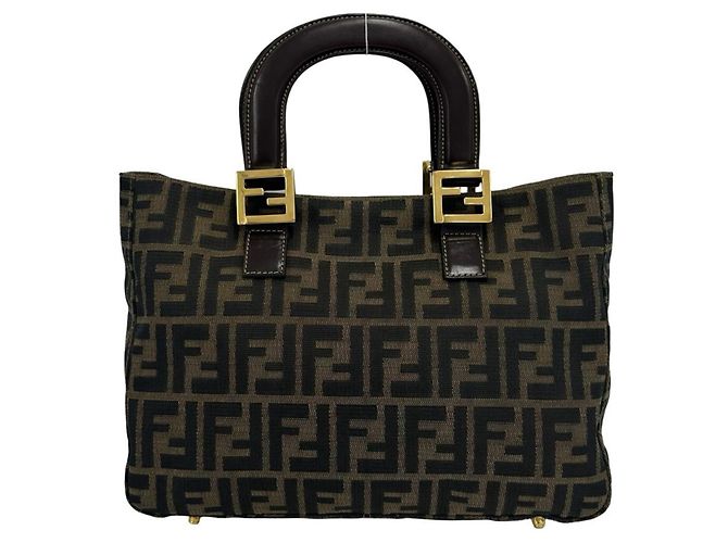 Fendi Vintage Zucca FF Pattern Handbag