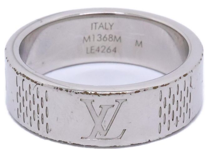 Louis Vuitton M1368M Damier Staple Thin Ring