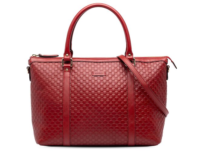 Sac à main Joy Medium Microguccissima Gucci Rouge