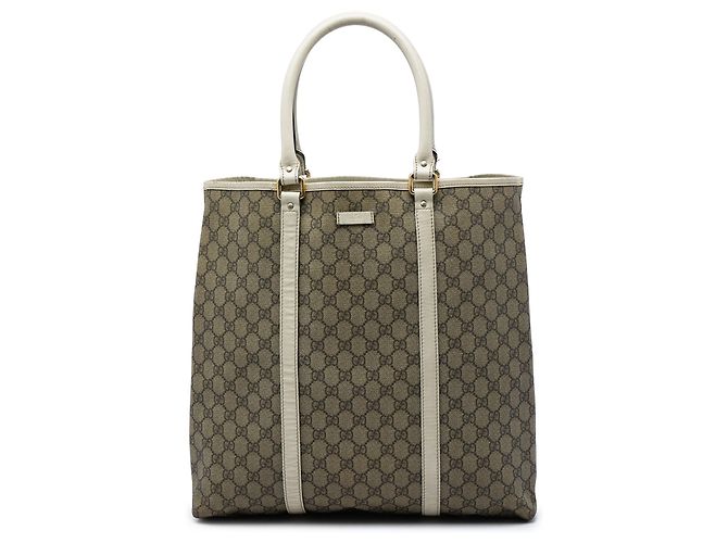 Tote Verticale Gucci Beige GG Supreme Joy