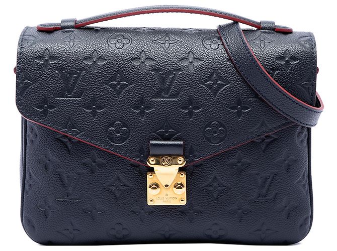 Louis Vuitton Blue Monogram Empreinte Pochette Metis