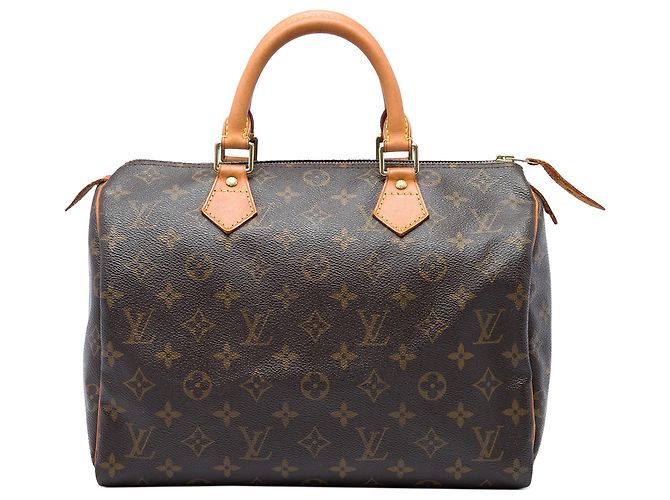 Louis Vuitton Brown Monogram Speedy 30