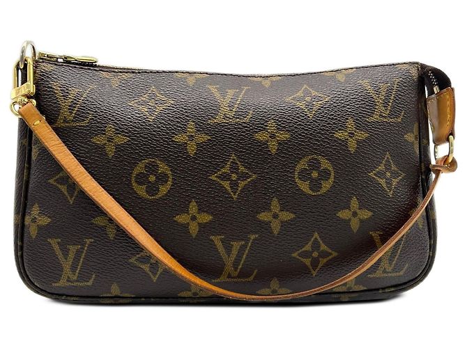 Louis Vuitton Brown Monogram Pochette Accessoires