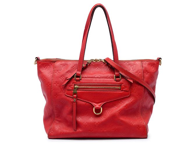 Louis Vuitton Red Monogram Empreinte Lumineuse PM