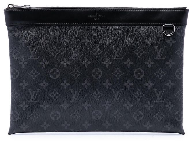 Louis Vuitton Black Monogram Eclipse Discovery Pochette GM