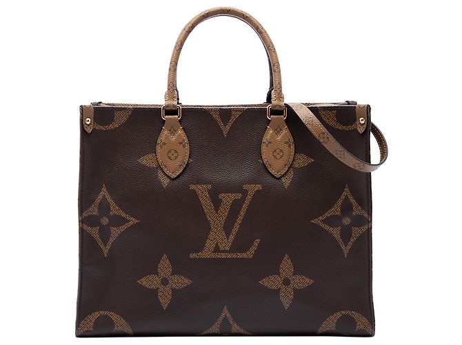 Louis Vuitton Brown Monogram Reverse Giant OnTheGo MM