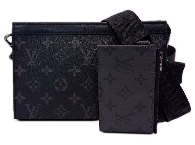 Louis Vuitton Portafoglio Gaston Monogram Eclipse Nero