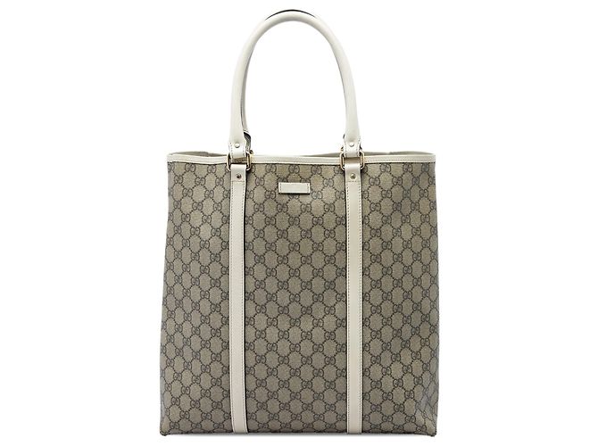 Borsa Tote Verticale Gucci Beige GG Supreme Joy