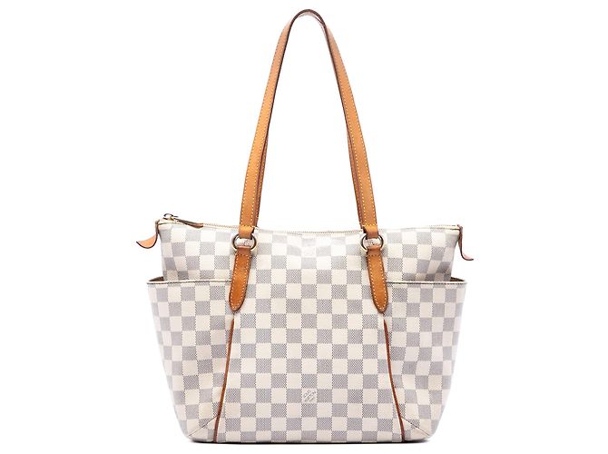 Louis Vuitton White Damier Azur Totally PM