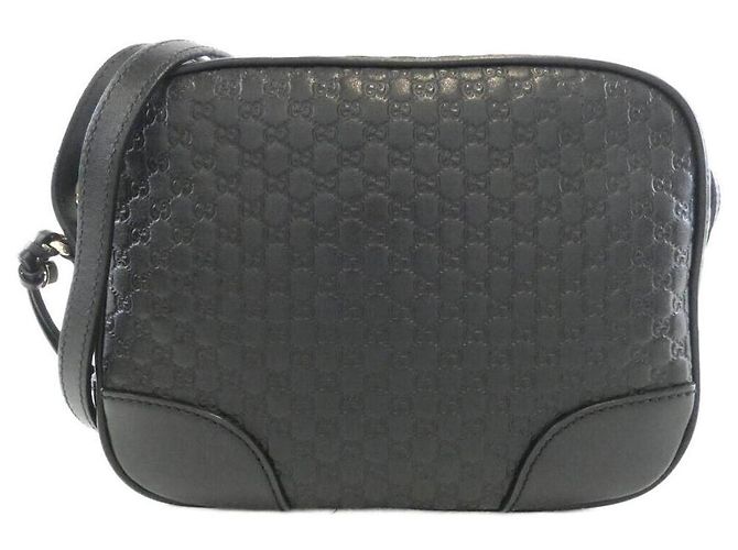Borsa a tracolla Gucci Micro Guccissima in pelle