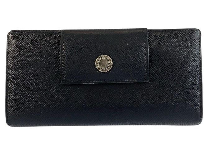Bulgari Bvlgari Classico Leather Long Wallet
