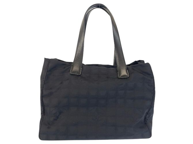 Borsa Tote Chanel in nylon e pelle