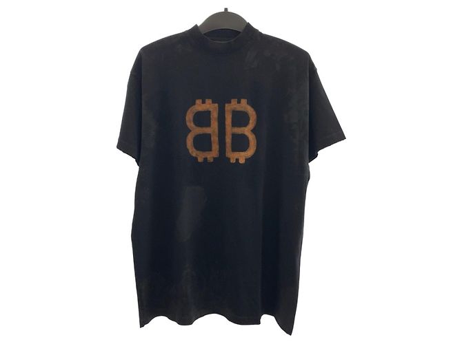 Camiseta de algodón Balenciaga BB Logo