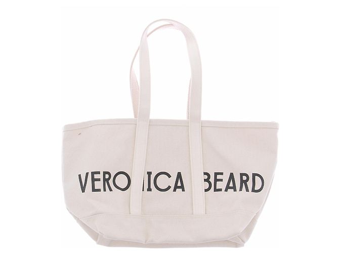 Bolso de lona blanco Veronica Beard