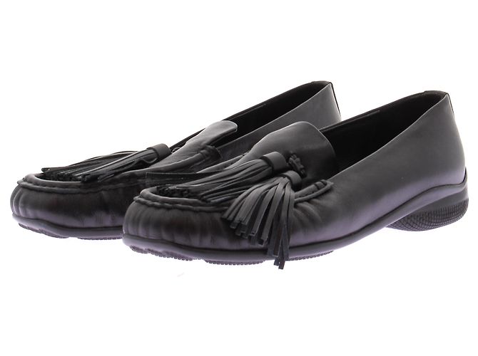 Autre Marque Schwarze Leder-Loafer