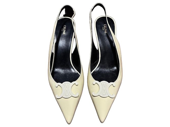 Céline Celine Triomphe Slingback Pumps