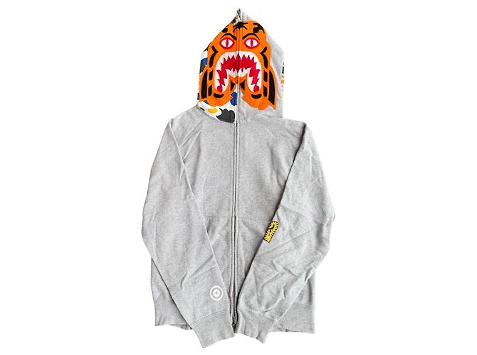 Autre Marque BAPE A Bathing Ape Maebashi City Camo Tiger Full Zip Hoodie