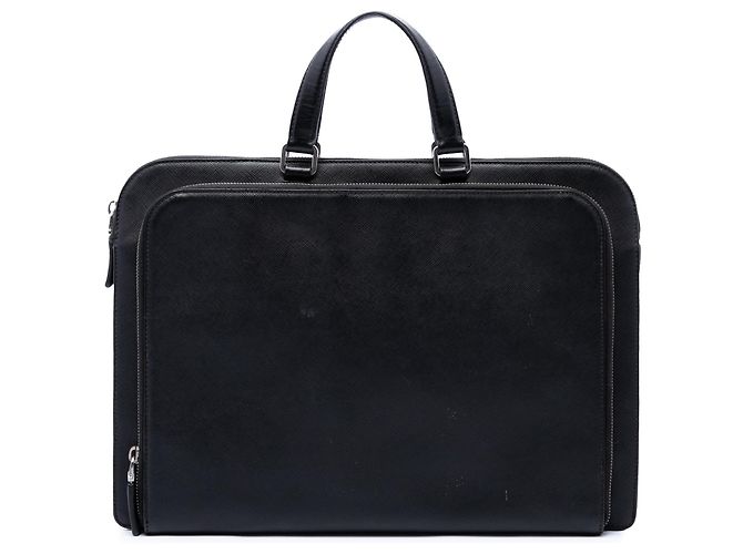 Sac business Prada Saffiano noir