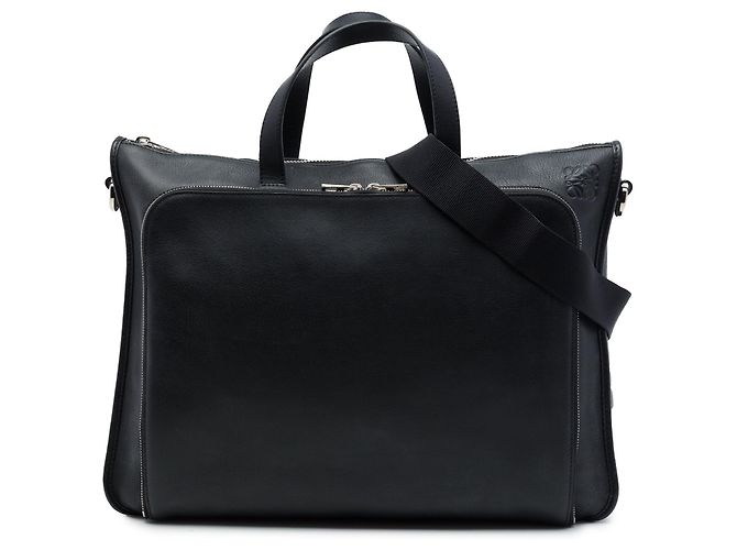 Borsa business LOEWE in pelle Anagram nera