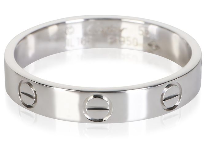 Cartier Love Ring aus Platin, Small Model