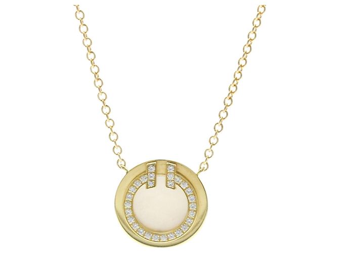 Autre Marque Collana Tiffany T TWO Circle con diamanti Modello Mini