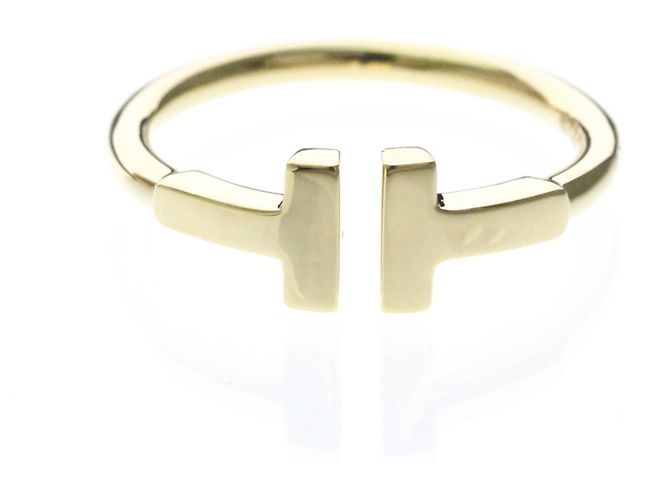 Autre Marque Tiffany T Wire Ring in 18K Gelbgold