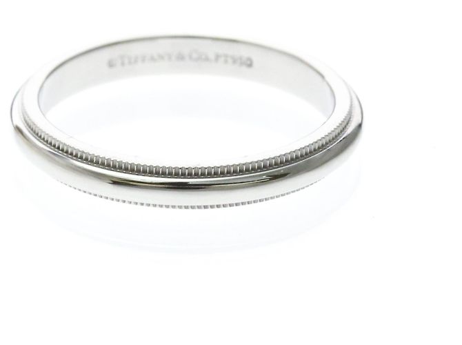 Autre Marque Tiffany Milgrain Band Ring aus Platin