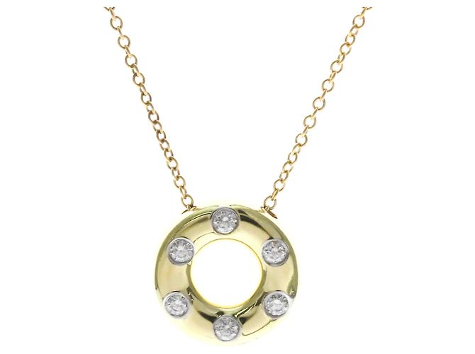 Autre Marque Collar Tiffany Dots Circle de diamantes