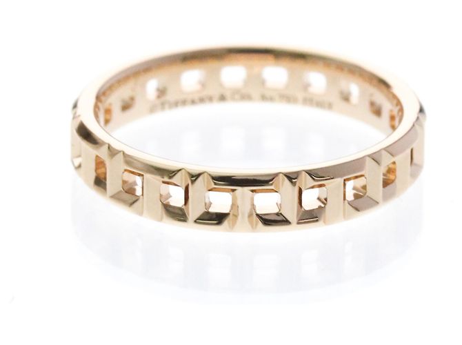 Autre Marque Tiffany T True Narrow Ring in Roségold