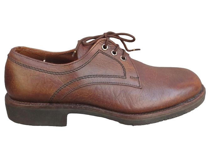 Scarpe Derby Paraboot in pelle marrone