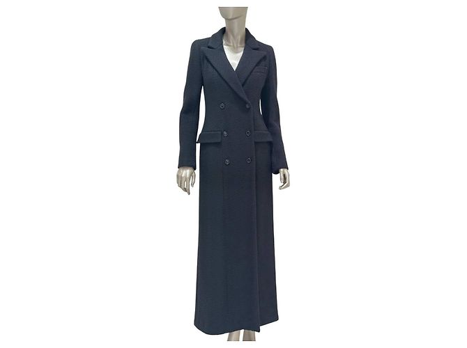 Chanel Fall 2006 Herringbone Wool Coat - FR 38 Pre-owned