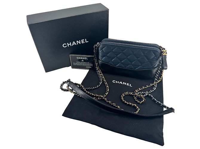 Chanel Gabrielle Small — Bicolor Lammleder, 2018
