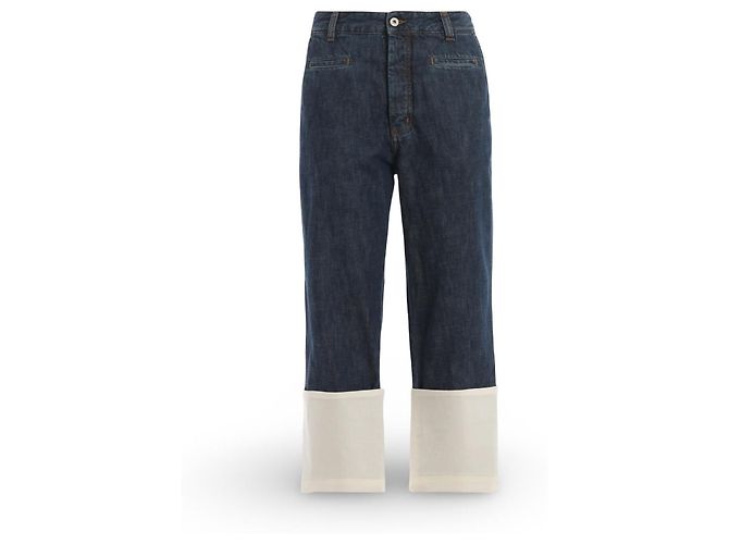 Vaqueros Loewe Fisherman con puños blancos
