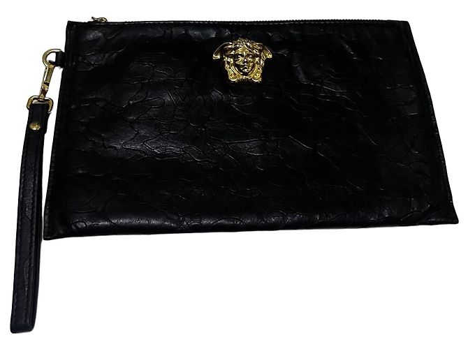 Versace Medusa Leder-Clutch