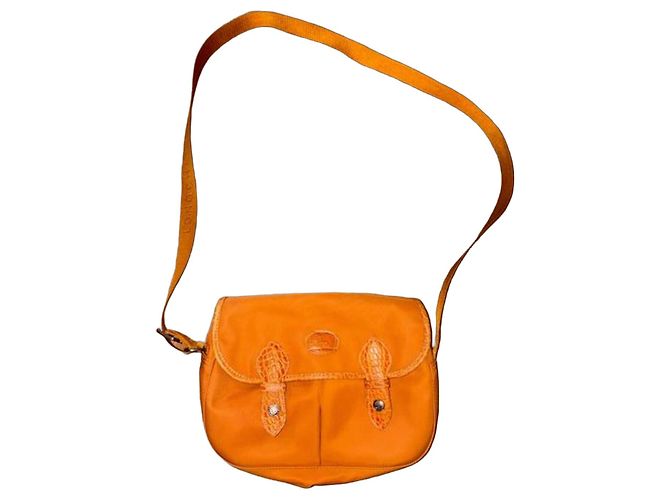 Longchamp Sac pliage orange comme neuf