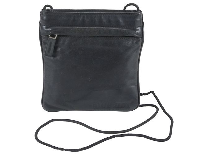 Borsa a tracolla in pelle Miu Miu 90s