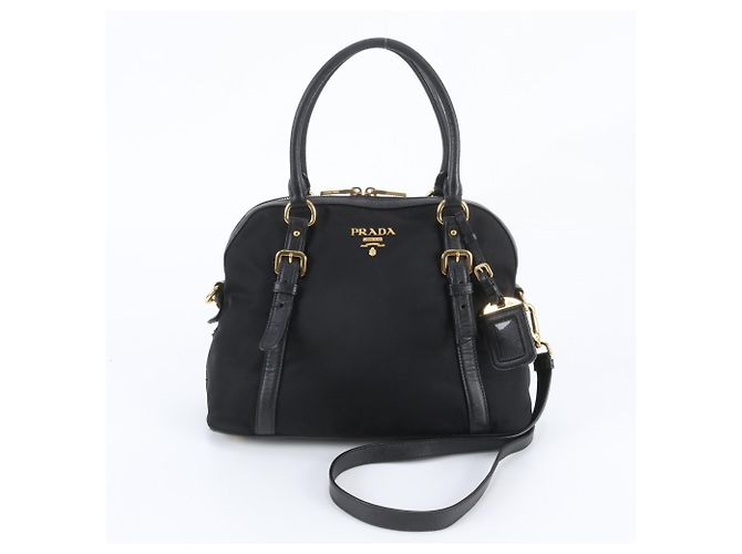 Tote Prada Tessuto Nylon Leather 2-Way Shoulder Bag