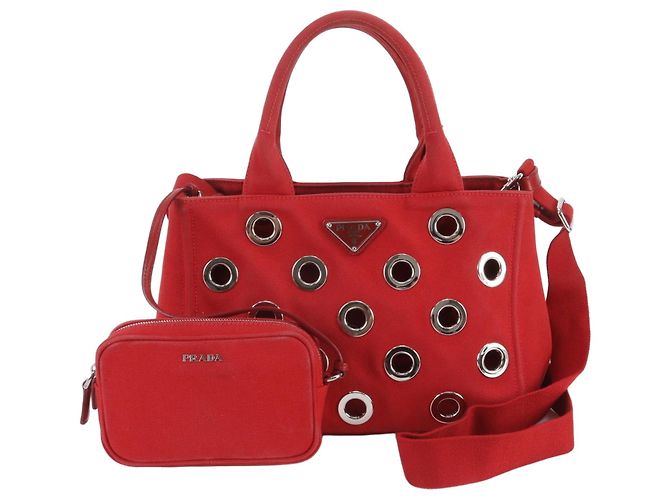 Prada Canapa Shoulder/Tote Bag