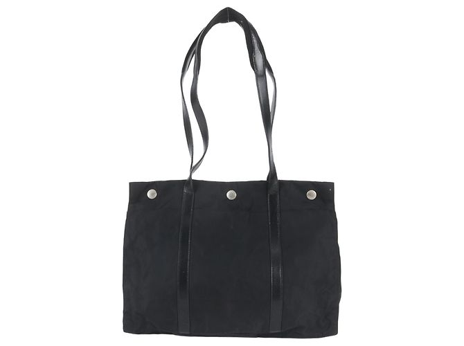 Saco Tote Prada em nylon Tessuto e couro