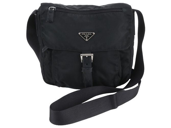 Borsa a tracolla Prada Tessuto Nylon con logo triangolare