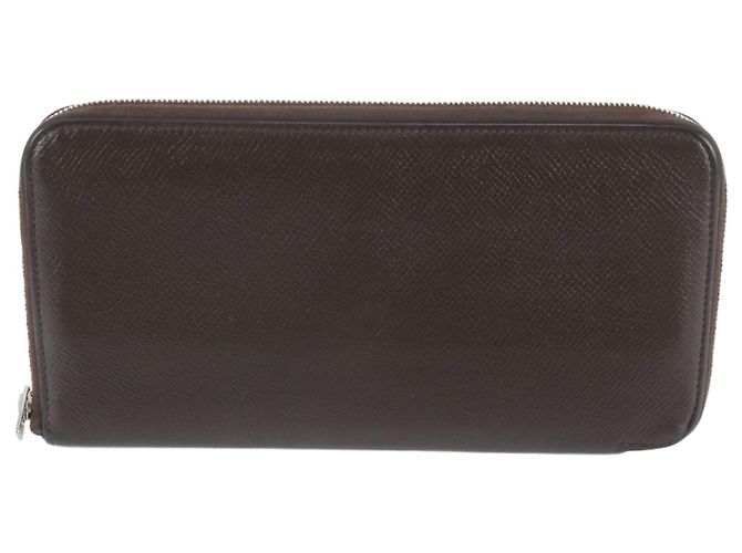 Hermès Cartera larga de seda Hermes Azap