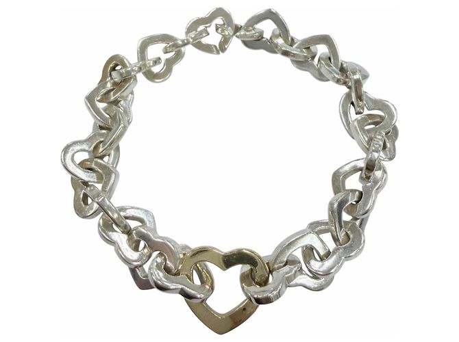 Autre Marque Bracciale Tiffany Vintage Heart Link