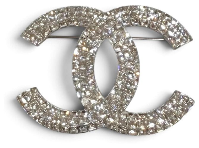 Spilla Chanel B16S Coco Mark con Strass