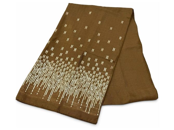Hermès Sciarpa Hermes in misto seta e cashmere