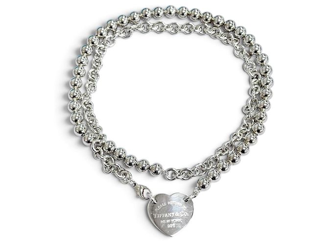 Autre Marque Collana lunga Wrap Tiffany Return to HardWear con ciondolo a cuore