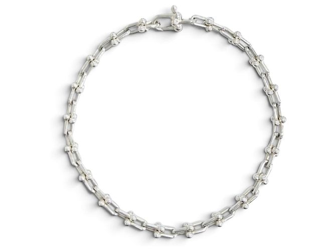 Autre Marque Bracciale con ciondoli Tiffany HardWear Microlink