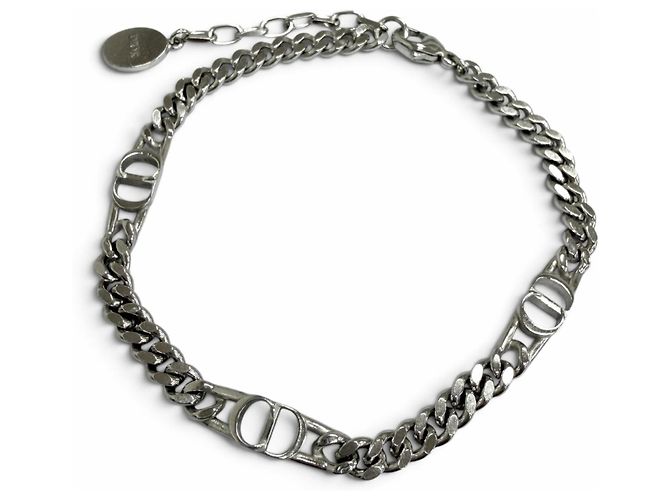 Christian Dior Pulseira com pingentes Dior Homme em prata 925