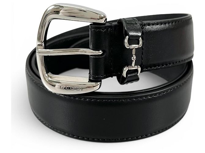 Cinto de couro Gucci com fivela Horsebit
