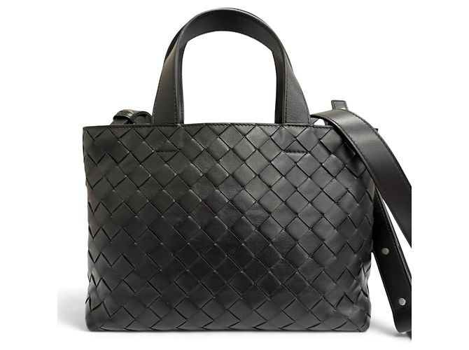 Borsa a tracolla Bottega Veneta in pelle nera